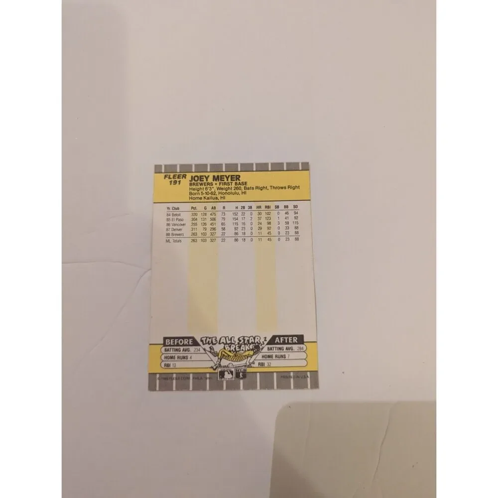 fleer 1989 #191